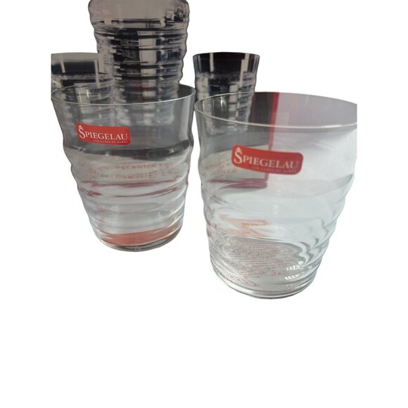 Godiger Spiegelau Balloon Decanter Set 1.0 L & 2x Tumbler Glasses Barware - Picture 4 of 8